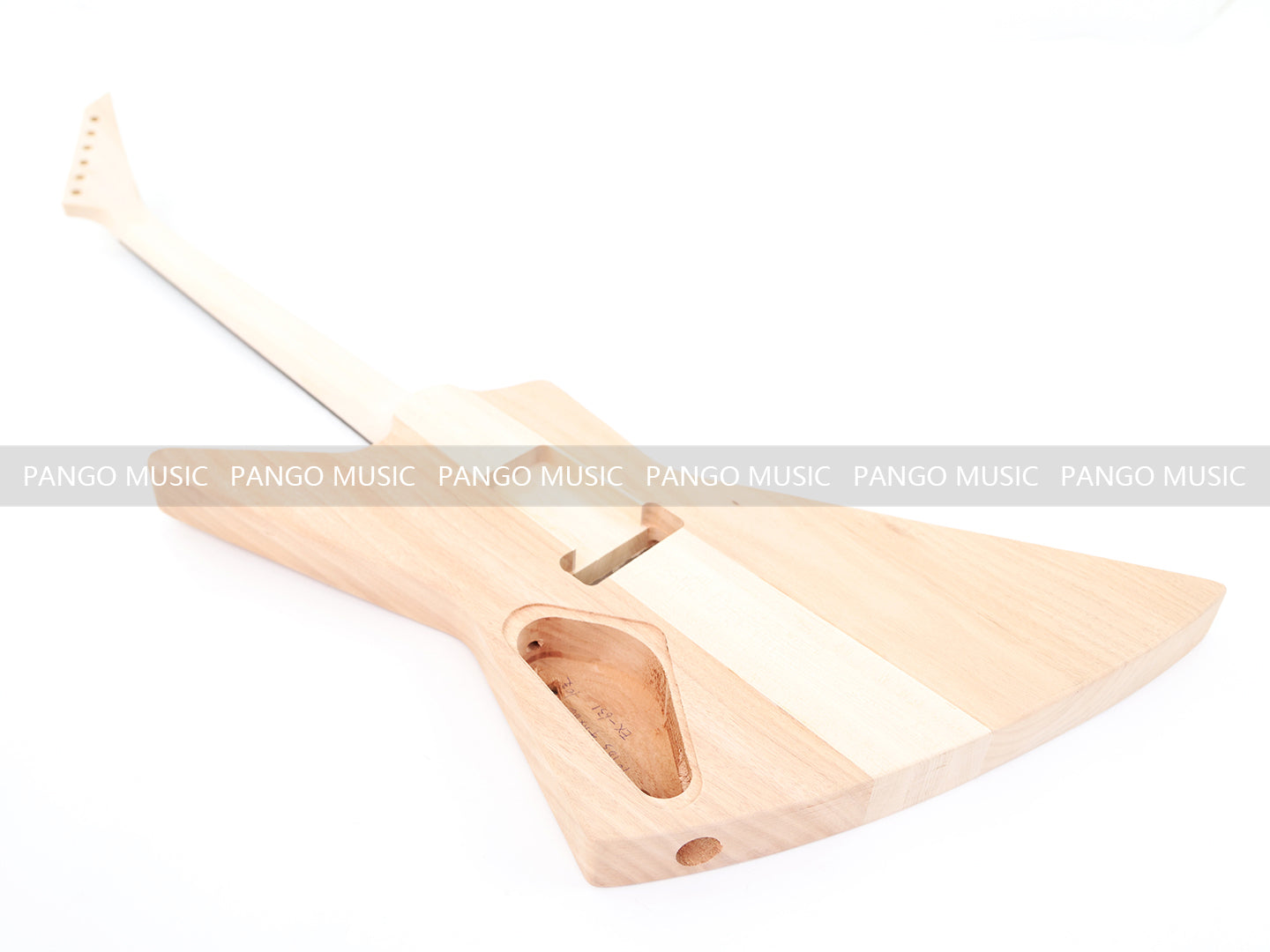 Explorer Style Neck-Through Reverse Headstock DIY Electric Guitar