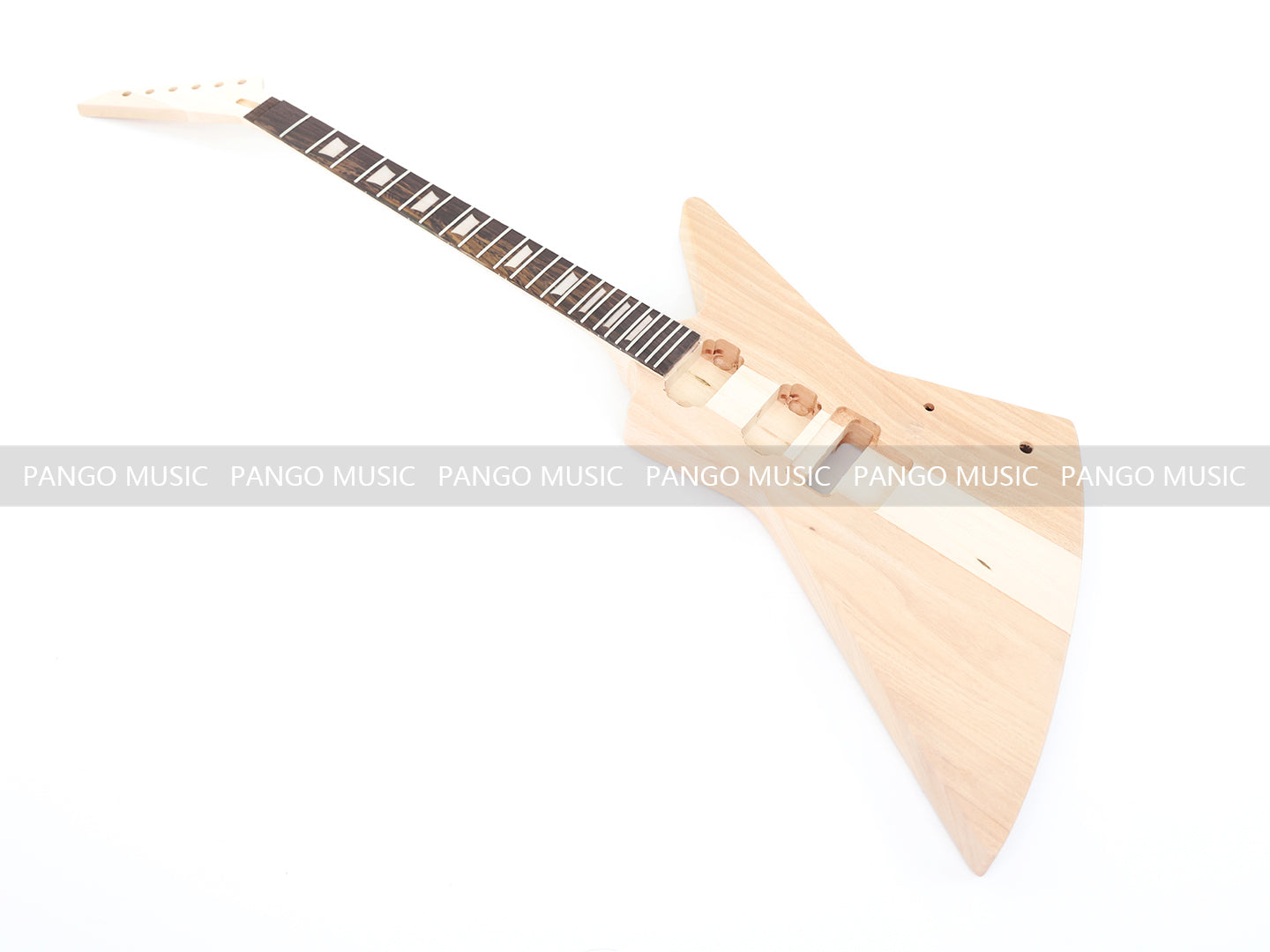 Explorer Style Neck-Through Reverse Headstock DIY Electric Guitar