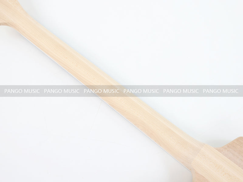 Explorer Style Neck Through DIY Electric Guitar Kit with Quilted Maple Top (18009, Limited Edition)