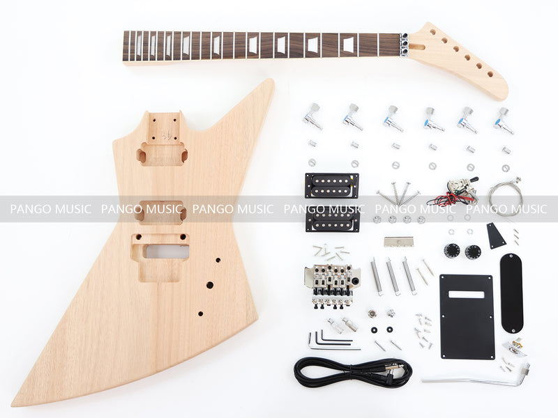 Explorer Style DIY Electric Guitar Kit (PEX-404F, Fast Shipping, Tariff-free)