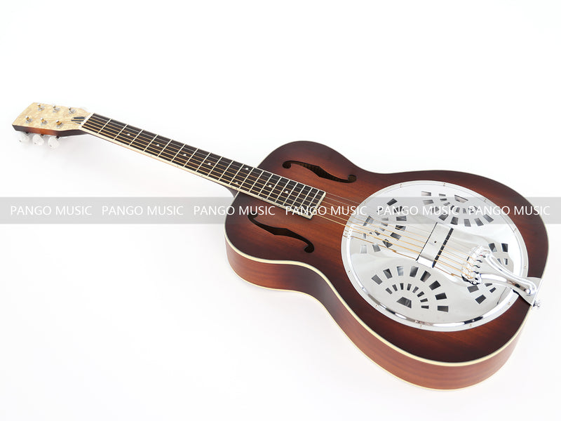 Fender PR-180E Style Aged Cognac Burst Resonator Acoustic Guitar (HD-40)