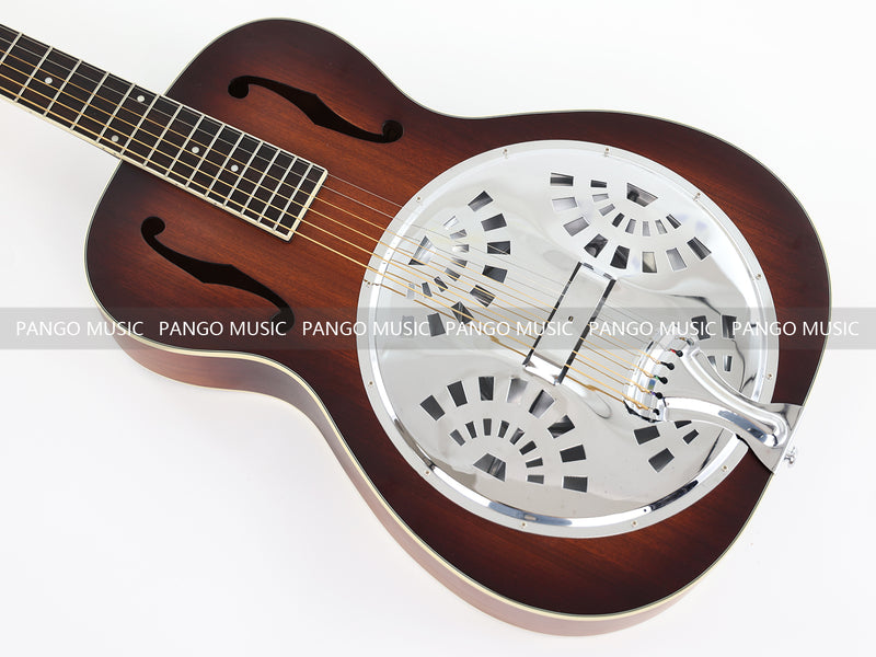 Fender PR-180E Style Aged Cognac Burst Resonator Acoustic Guitar (HD-40)