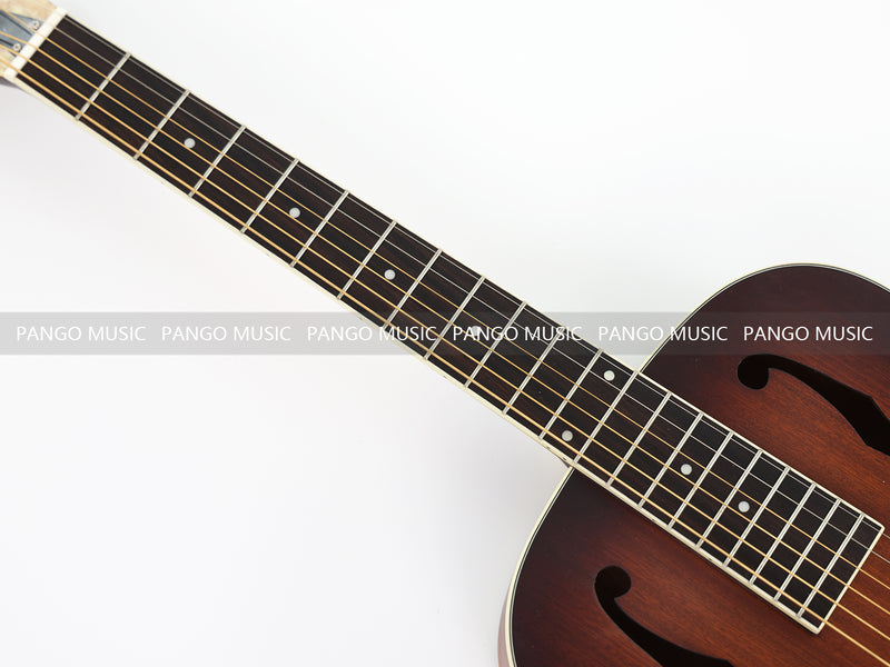 Fender PR-180E Style Aged Cognac Burst Resonator Acoustic Guitar (HD-40)