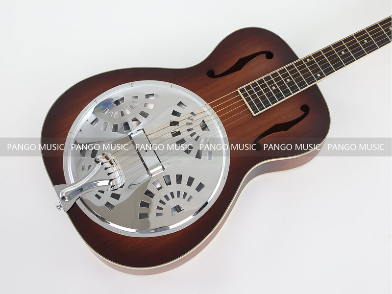 Fender PR-180E Style Aged Cognac Burst Resonator Acoustic Guitar (HD-40)