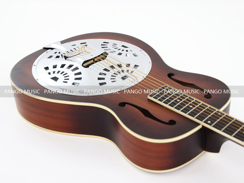 Fender PR-180E Style Aged Cognac Burst Resonator Acoustic Guitar (HD-40)