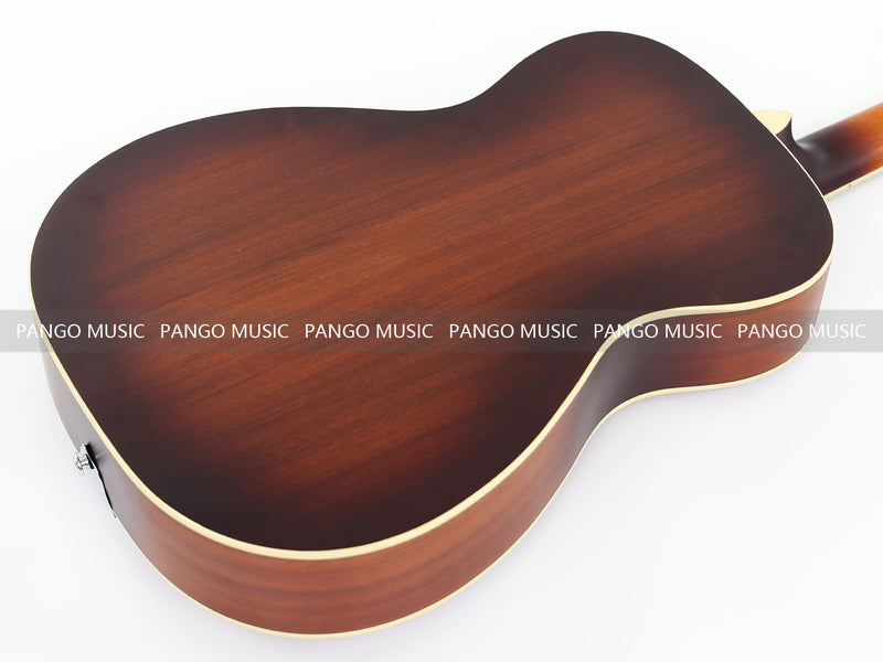 Fender PR-180E Style Aged Cognac Burst Resonator Acoustic Guitar (HD-40)