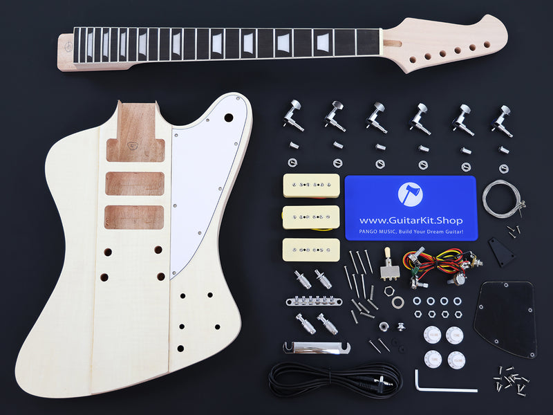 Pre-Sale Firebird Style DIY Electric Guitar Kit with P90 Pickups (PFB-513X)