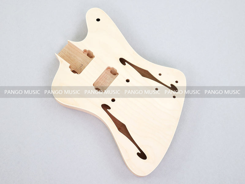 Firebird Style Semi Hollow Body DIY Electric Guitar Kit with Gold Hardware (PFB-190X)