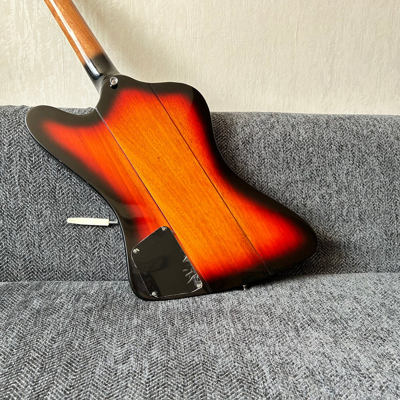 Firebird Style Electric Guitar with Flamed Maple Top (GKS-003)
