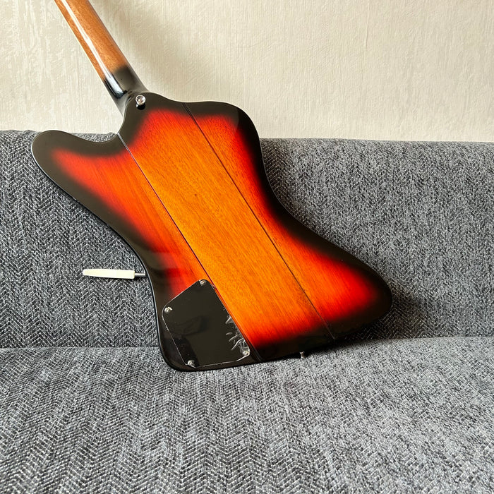 Firebird Style Electric Guitar with Flamed Maple Top (GKS-003)