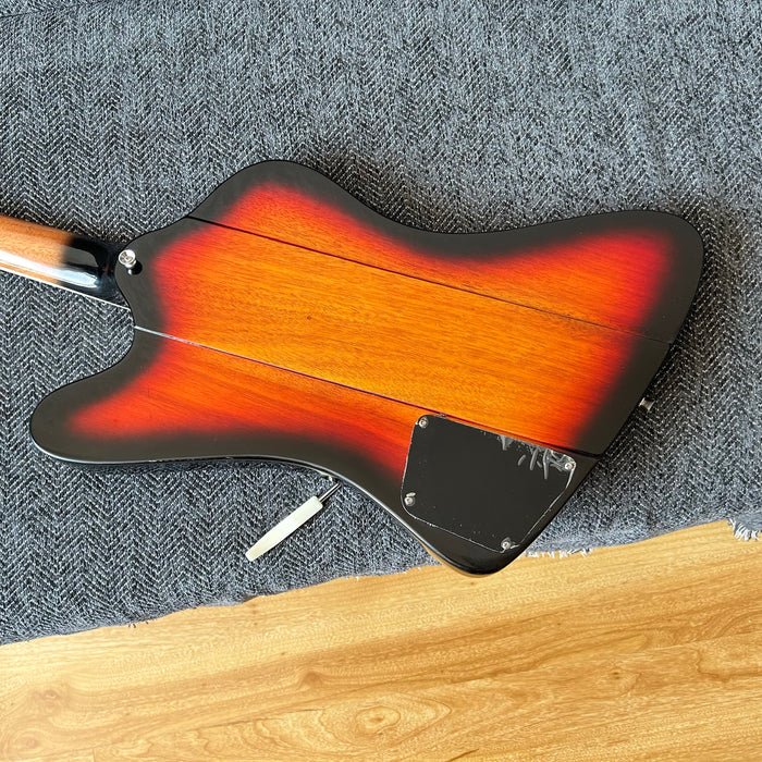 Firebird Style Electric Guitar with Flamed Maple Top (GKS-003)