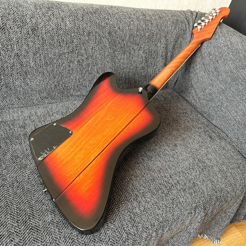 Firebird Style Electric Guitar with Flamed Maple Top (GKS-003)