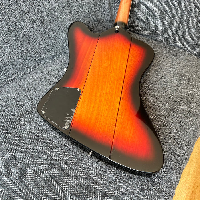 Firebird Style Electric Guitar with Flamed Maple Top (GKS-003)