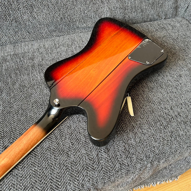Firebird Style Electric Guitar with Flamed Maple Top (GKS-003)