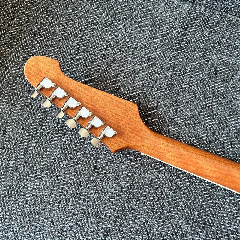Firebird Style Electric Guitar with Flamed Maple Top (GKS-003)