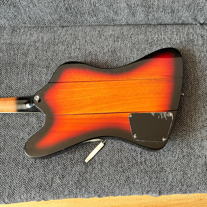 Firebird Style Electric Guitar with Flamed Maple Top (GKS-003)