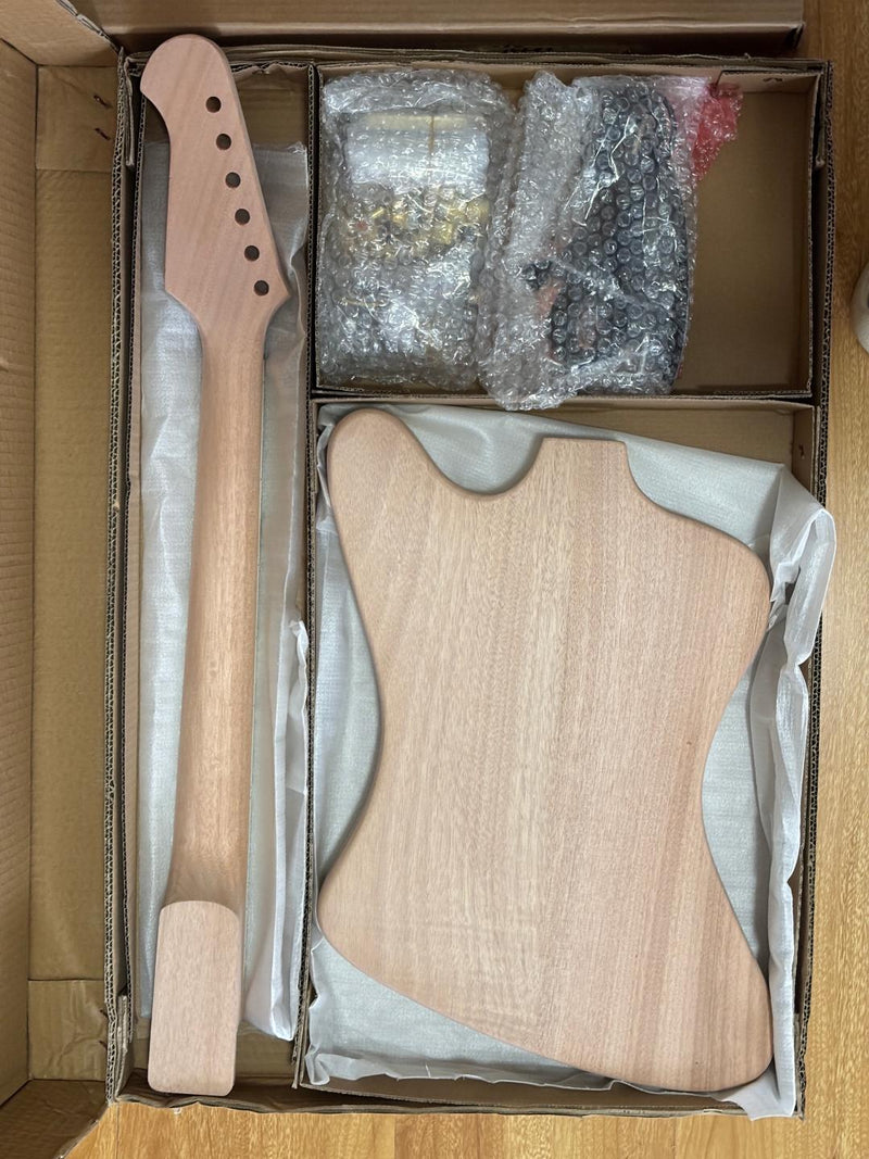 Firebird Style Semi Hollow Body DIY Electric Guitar Kit with Gold Hardware (PFB-190X)