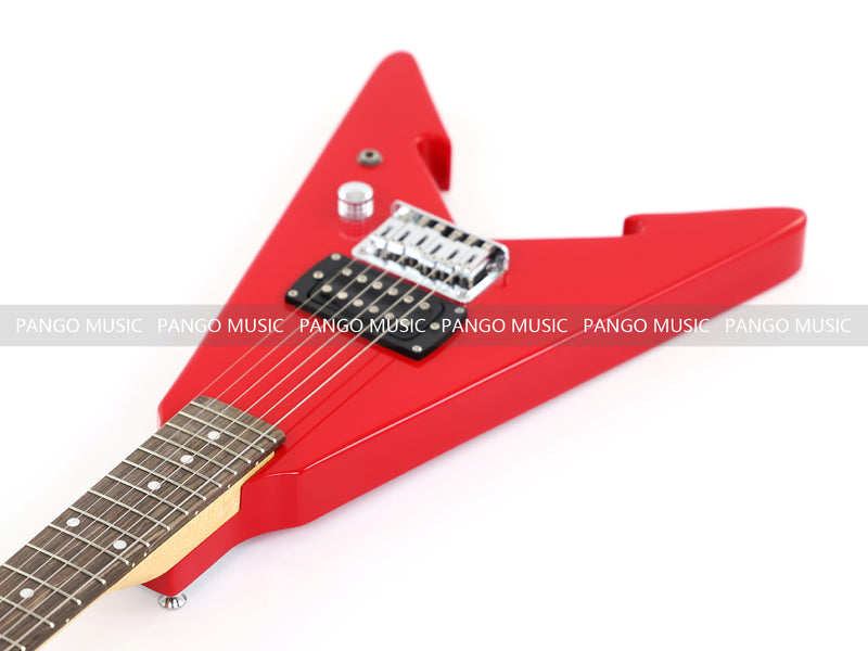 First Act Brand 6-String Electric Guitar with Gloss Bright Red Finish (FA-300)