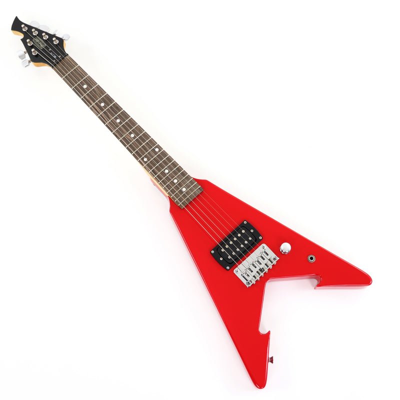 First Act Brand 6-String Electric Guitar with Gloss Bright Red Finish (FA-300)