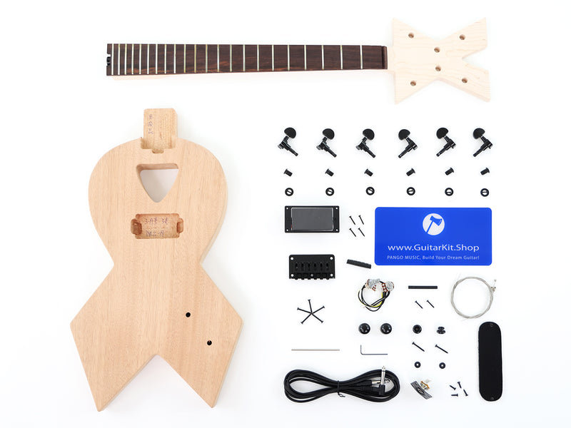 Fish Body Design DIY Electric Guitar Kit (YMZ-095K, Limited Edition)