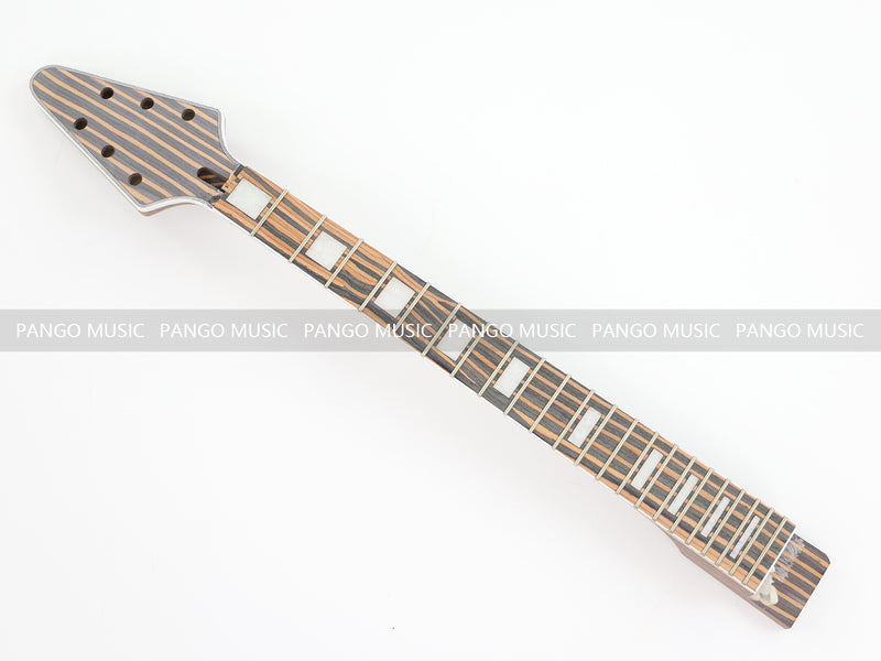Flying V Style All Zebrawood DIY Electric Guitar Kit (PFV-670C, Limited Edition)