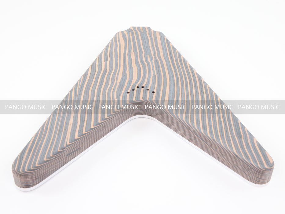 Flying V All Zebrawood DIY Electric Guitar Kit (PFV-670)