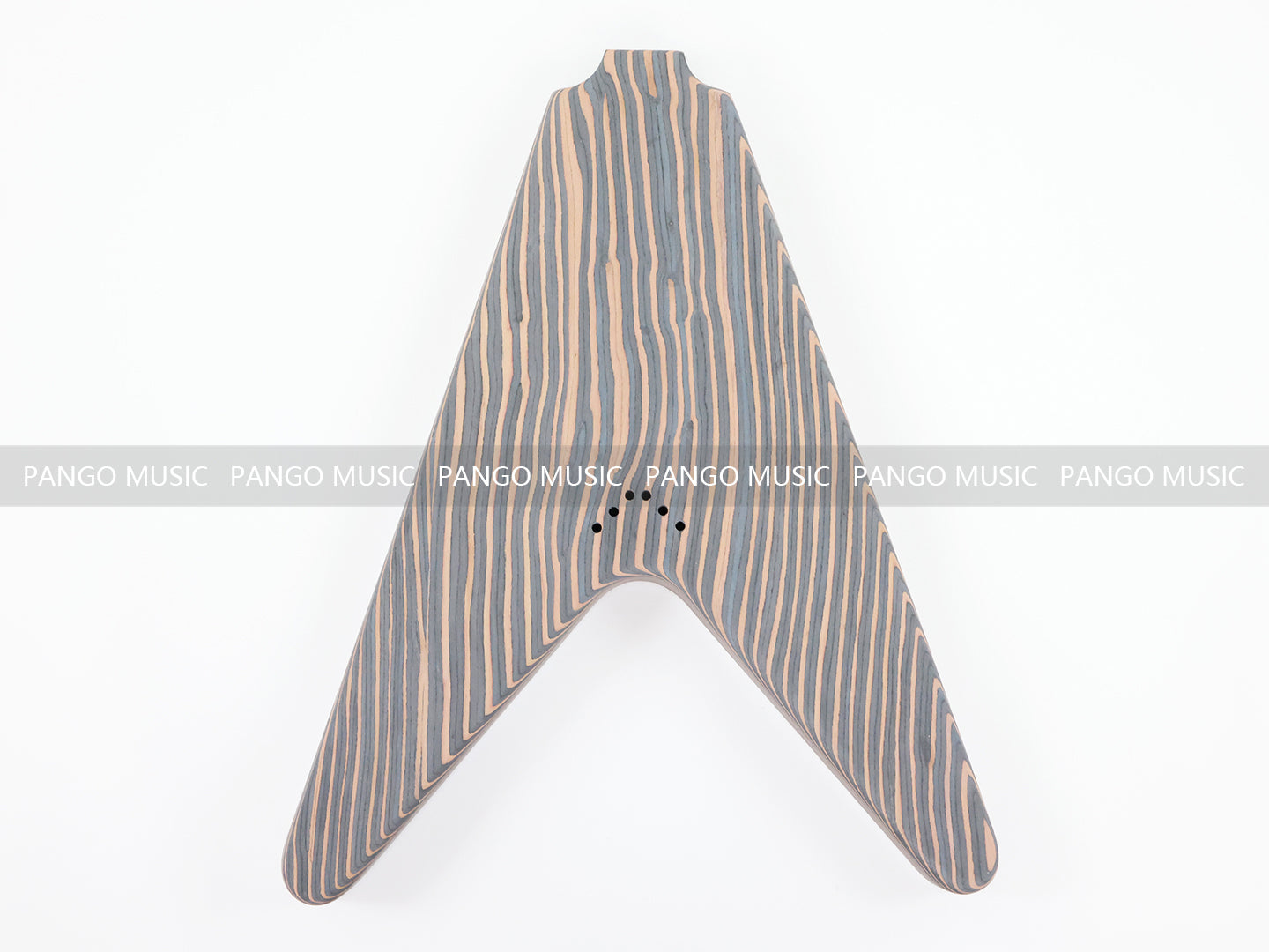 Pre-Sale Flying V Style All Zebrawood DIY Electric Guitar Kit (PFV Pre-Sale Flying V Style All Zebrawood DIY Electric Guitar Kit (PFV