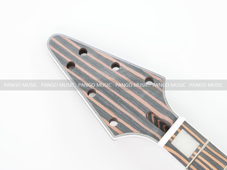 Flying V All Zebrawood DIY Electric Guitar Kit (PFV-672)