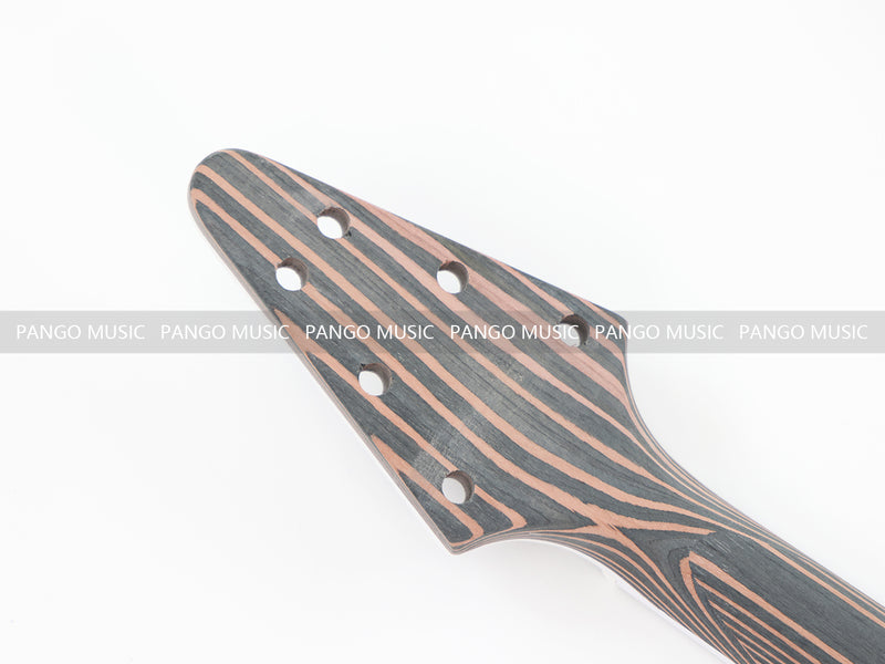 Flying V Style All Zebrawood DIY Electric Guitar Kit (PFV-672)