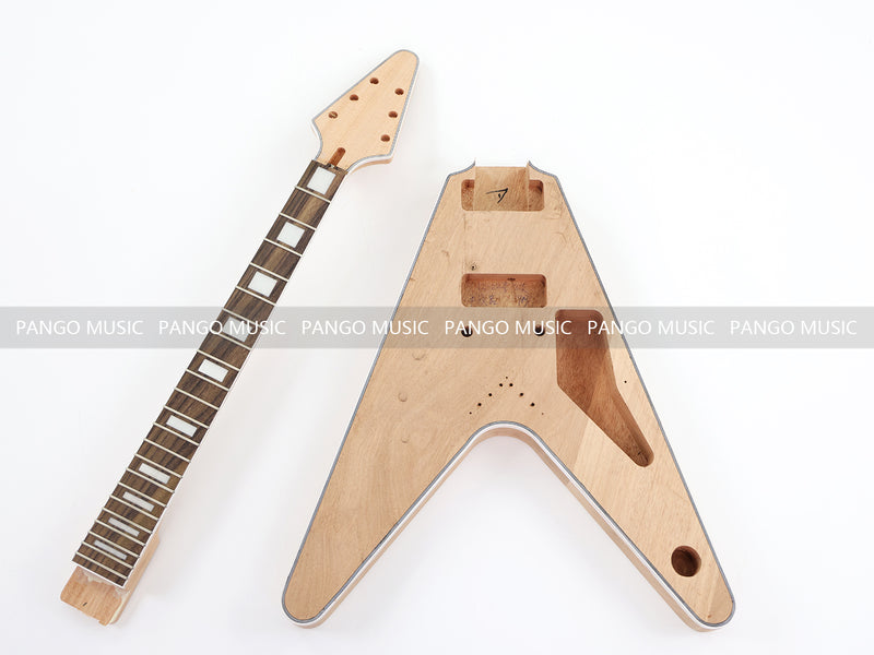Flying V Style DIY Electric Guitar Kit ( 11903, Limited Edition )