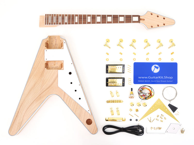 Flying V Style DIY Electric Guitar Kit (PFV-629X)