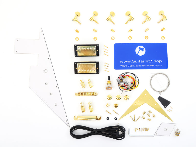 Flying V Style DIY Electric Guitar Kit (PFV-629X)