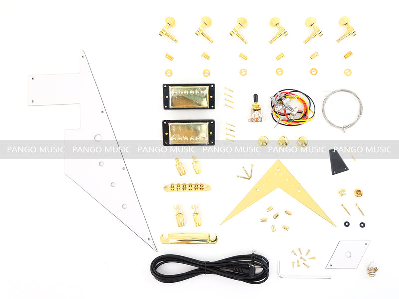 Flying V Style DIY Electric Guitar Kit (PFV-629X)