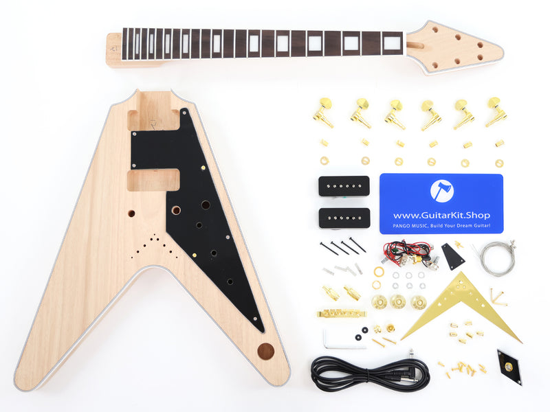 Flying V Style DIY Electric Guitar Kit (PFV-635X)