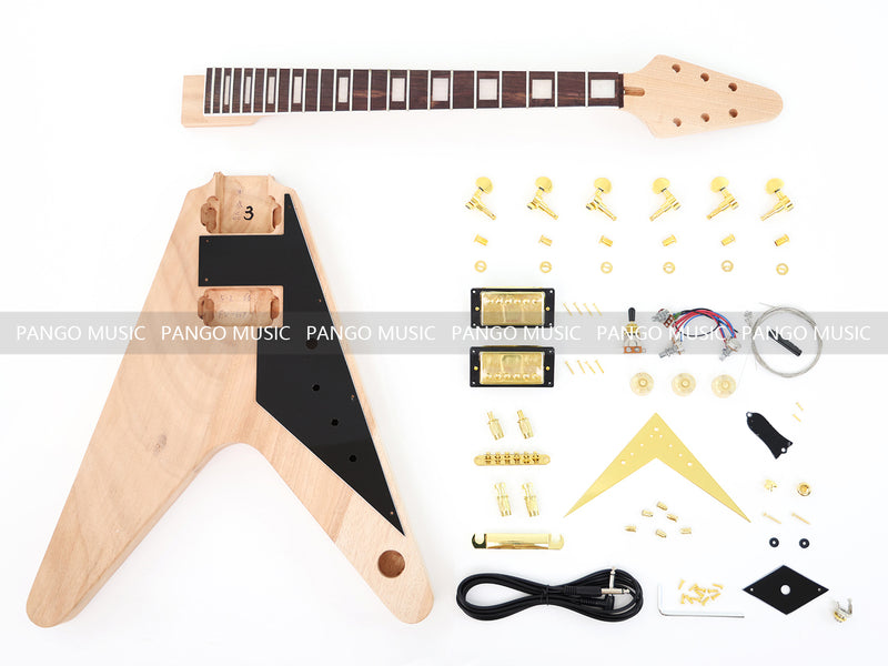 Flying V Style DIY Electric Guitar Kit (PFV-637X)