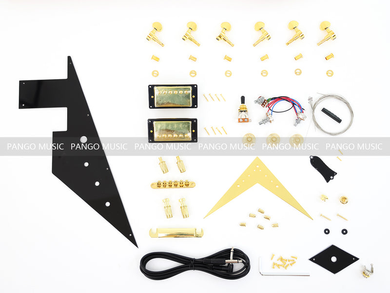 Flying V Style DIY Electric Guitar Kit (PFV-637X)