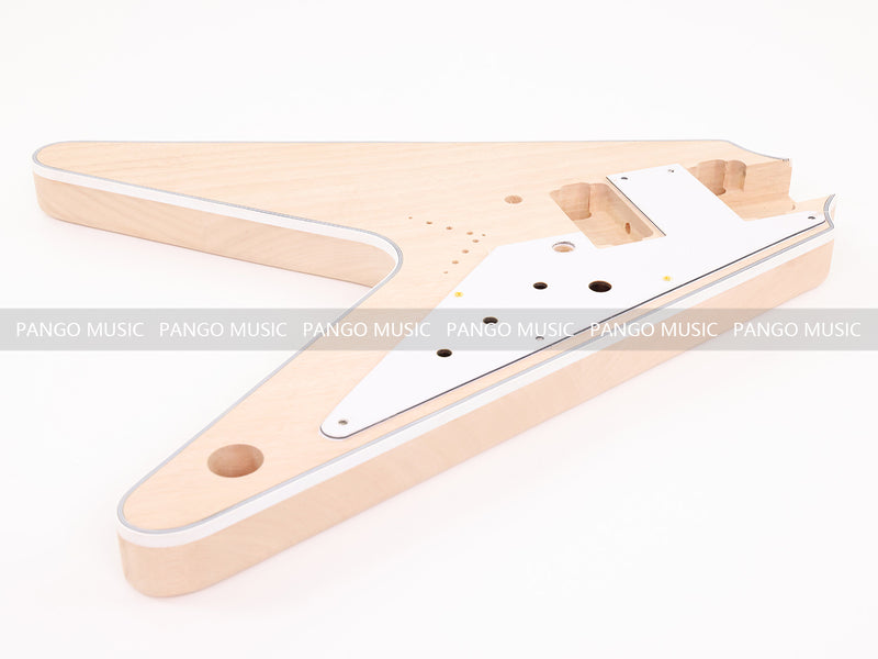 Flying V Style DIY Electric Guitar Kit (PFV-657F, Fast Shipping, Tariff-free)