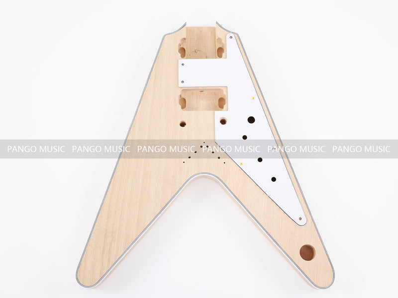 Flying V Style DIY Electric Guitar Kit (PFV-657F, Fast Shipping, Tariff-free)
