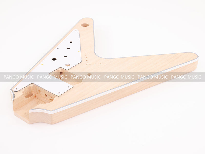 Flying V Style DIY Electric Guitar Kit (PFV-657F, Fast Shipping, Tariff-free)