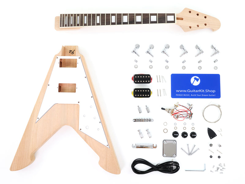 Flying V Style DIY Electric Guitar Kit (PFV-825)