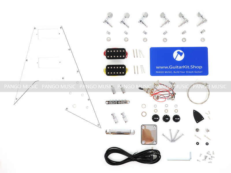 Flying V Style DIY Electric Guitar Kit (PFV-825)