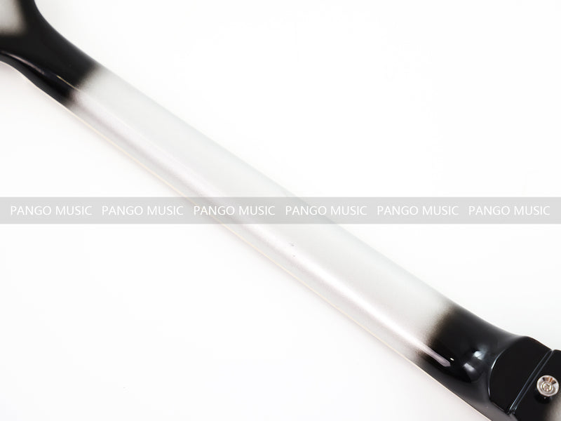 Pre-Sale Flying V Style Electric Guitar with Silver Metallic Finish (GKS-010X, No Logo)