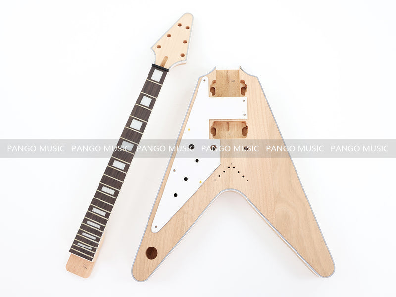 Flying V Style Left Hand DIY Electric Guitar Kit (PFV-632)