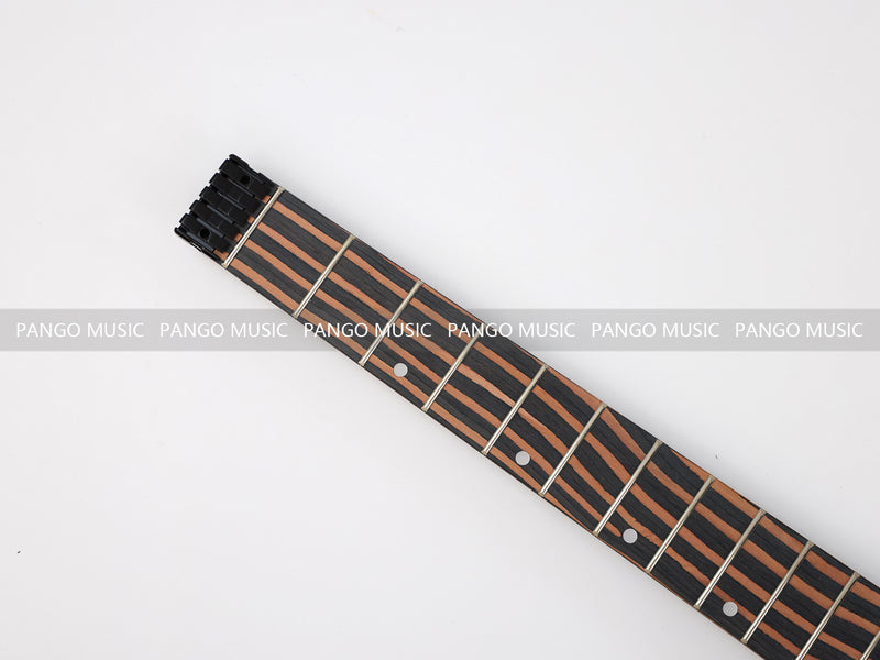 Headless All Zebrawood DIY Electric Guitar Kit (ZQN-016S)