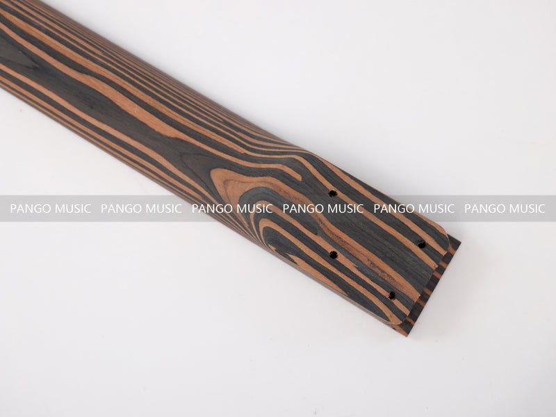 Headless All Zebrawood DIY Electric Guitar Kit (ZQN-016S)