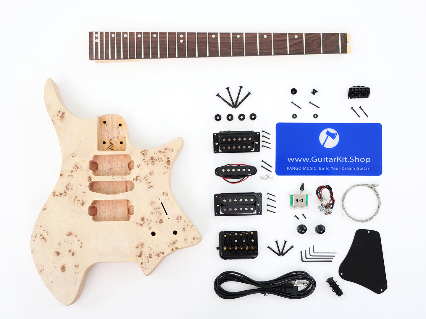 Headless DIY Electric Guitar Kit (ZQN-004X) — Guitar Kit Shop