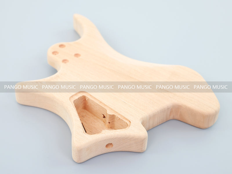 Headless DIY Electric Guitar Kit with AAA Flamed Maple Top (ZQN-008S-X)