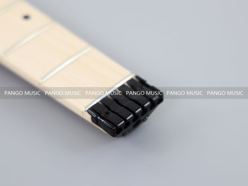 Headless DIY Electric Guitar Kit with AAA Flamed Maple Veneer (ZQN-012S-D)