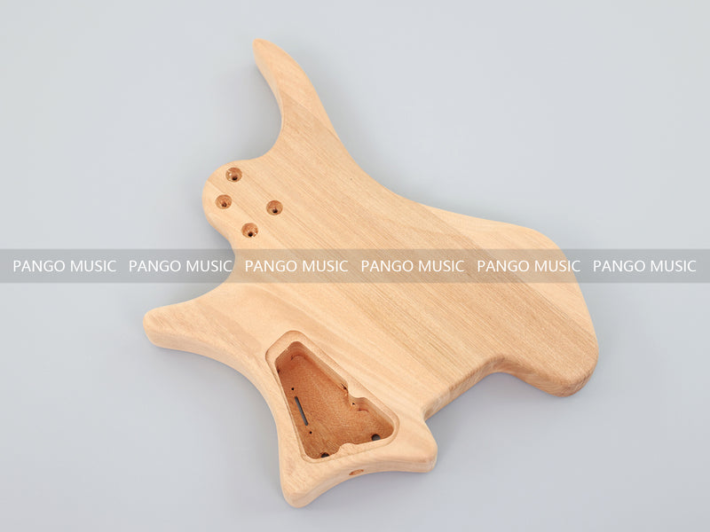 Headless DIY Electric Guitar Kit with AAA Quilted Maple Top (ZQN-021S-X)