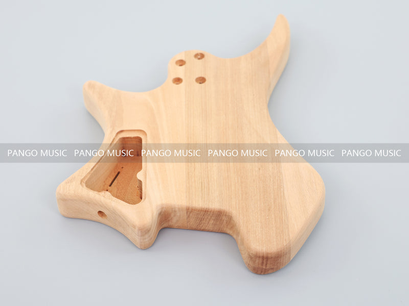 Headless DIY Electric Guitar Kit with AAA Quilted Maple Top (ZQN-021S-X)